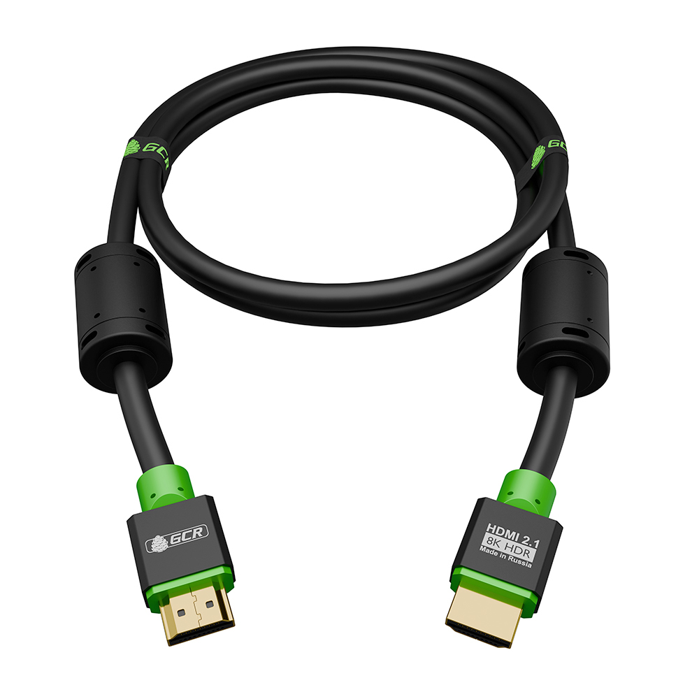 GCR PRO Кабель PROF HDMI 2.1 ферриты 3Х экран UHD 8K 60Hz 48 Гбит